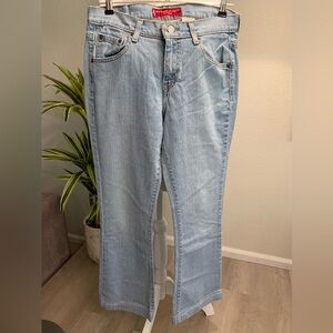 Levi's Blue Straight Leg Jeans Classic Denim